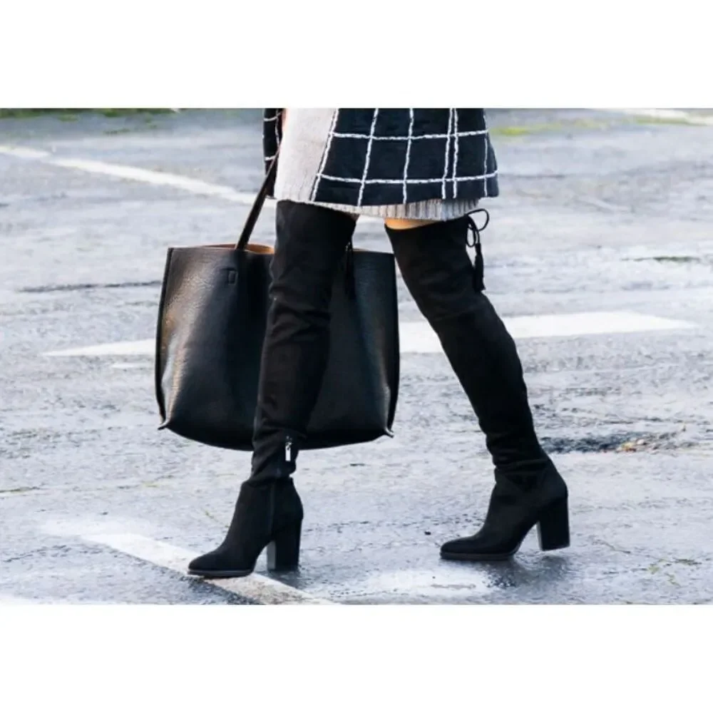 Marc Fisher Alinda over the knee boot in gray